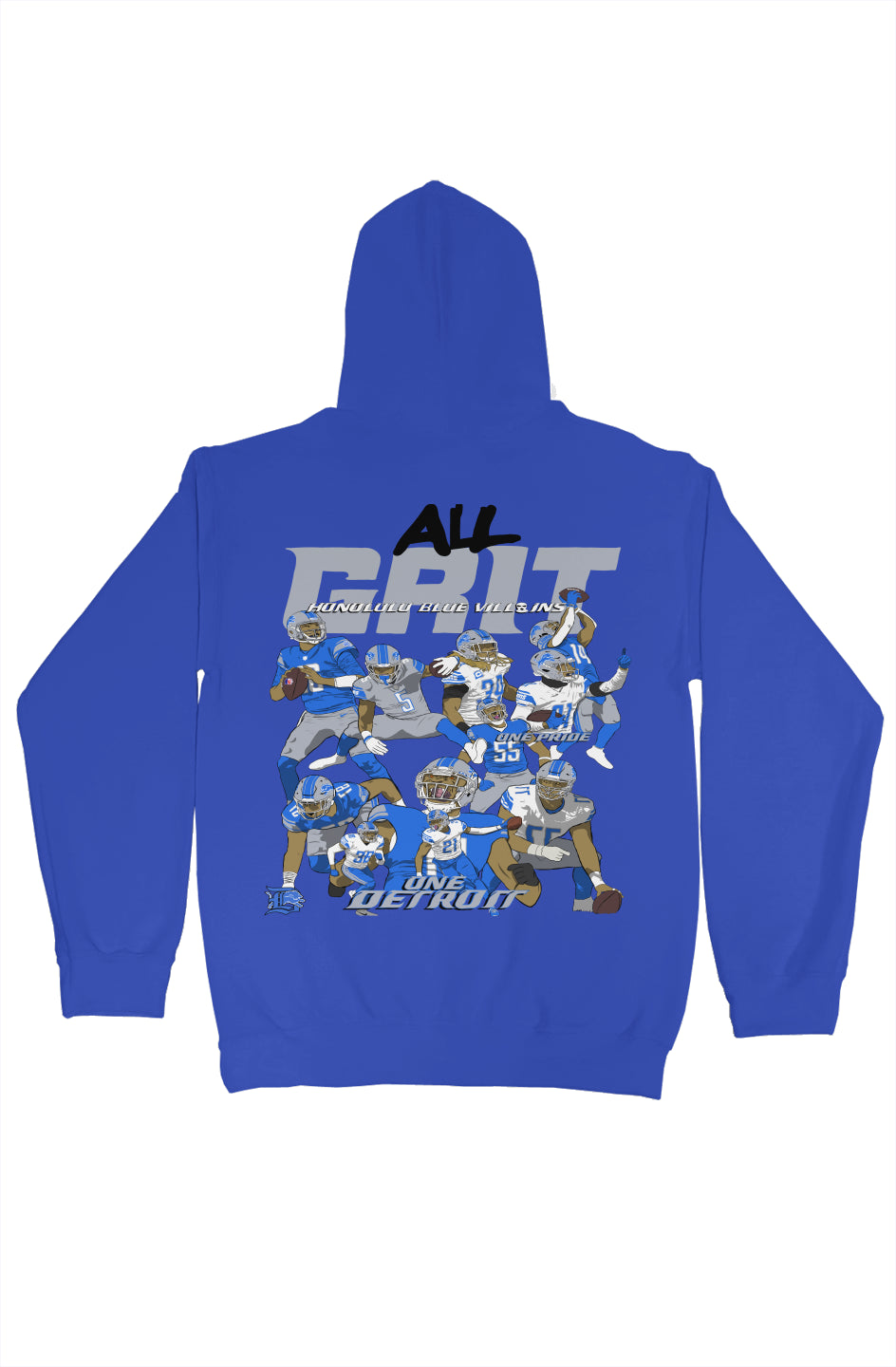 Lions - Men's Hoody (Blue)